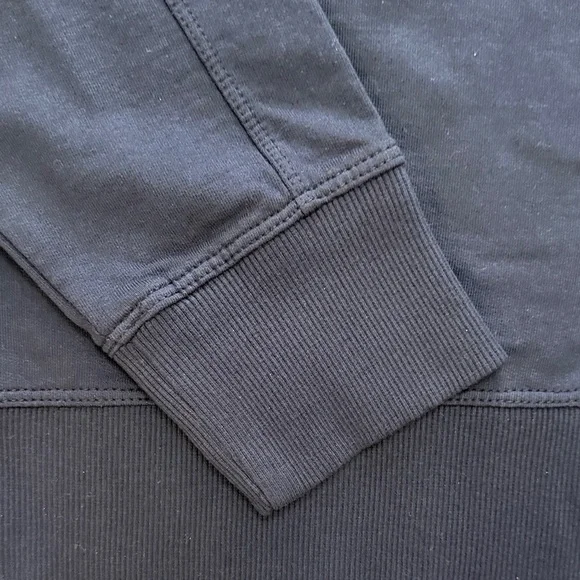 J. Jill Navy Tie-Dye Crewneck Sweatshirt with Pink & Light Blue Yoke - Picture 6 of 7